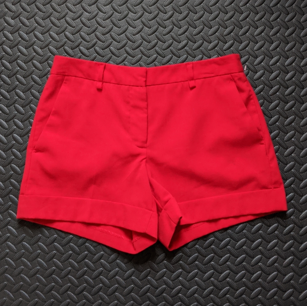 y2k Forever 21 red dress shorts